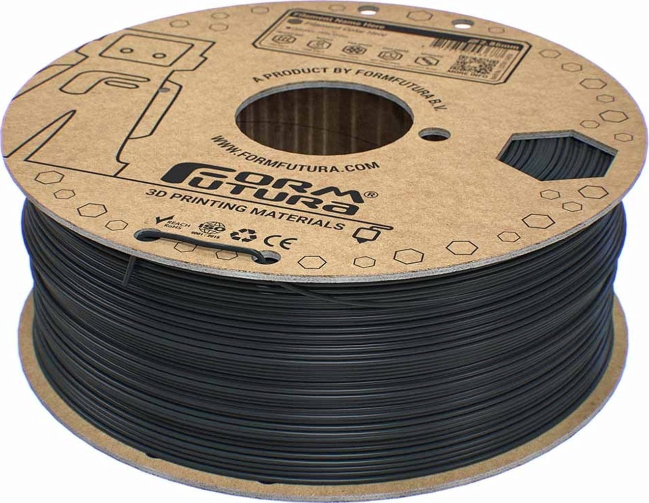 FormFutura  EasyFil™ ePLA Anthracite Grey, 1,75 mm / 1000 g    Benutzerfreundliches PLA Filament