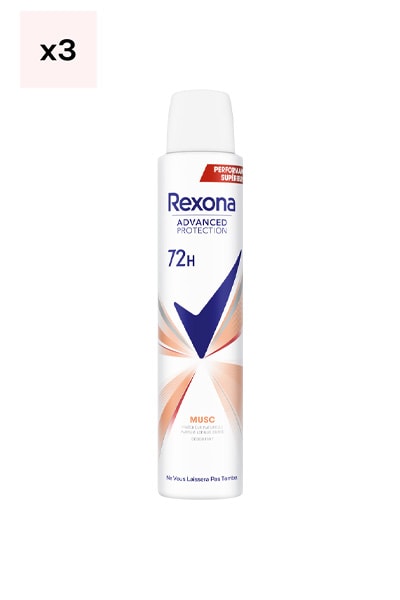 Déodorants spray 72h - Musc - 3 x 200 ml