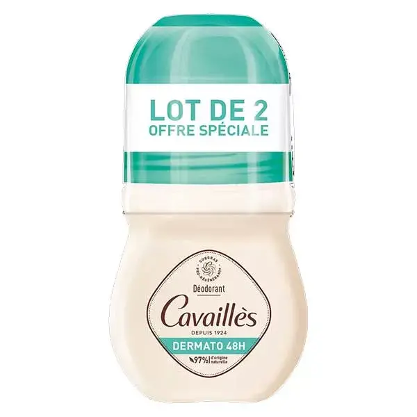 Rogé Cavaillès Dermato Desodorante Roll-On 48h 50ml x2