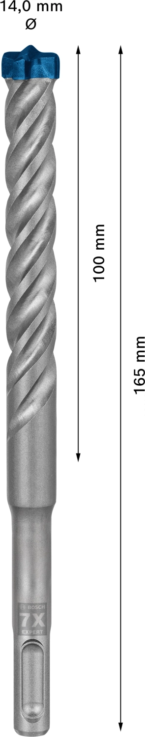 Bosch 2608900119 EXPERT Hamerboor SDS plus-7X - 14x100x165mm