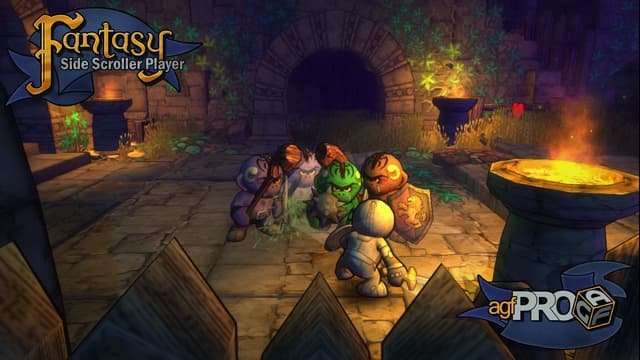 Axis Game Factory's AGFPRO Fantasy Side-Scroller Player