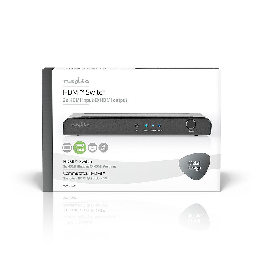 Nedis Switch HDMI 3 ports