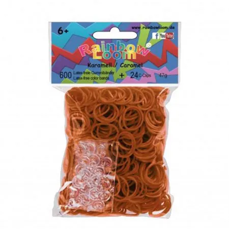 Original Rainbow Loom® Gummibänder, karamell