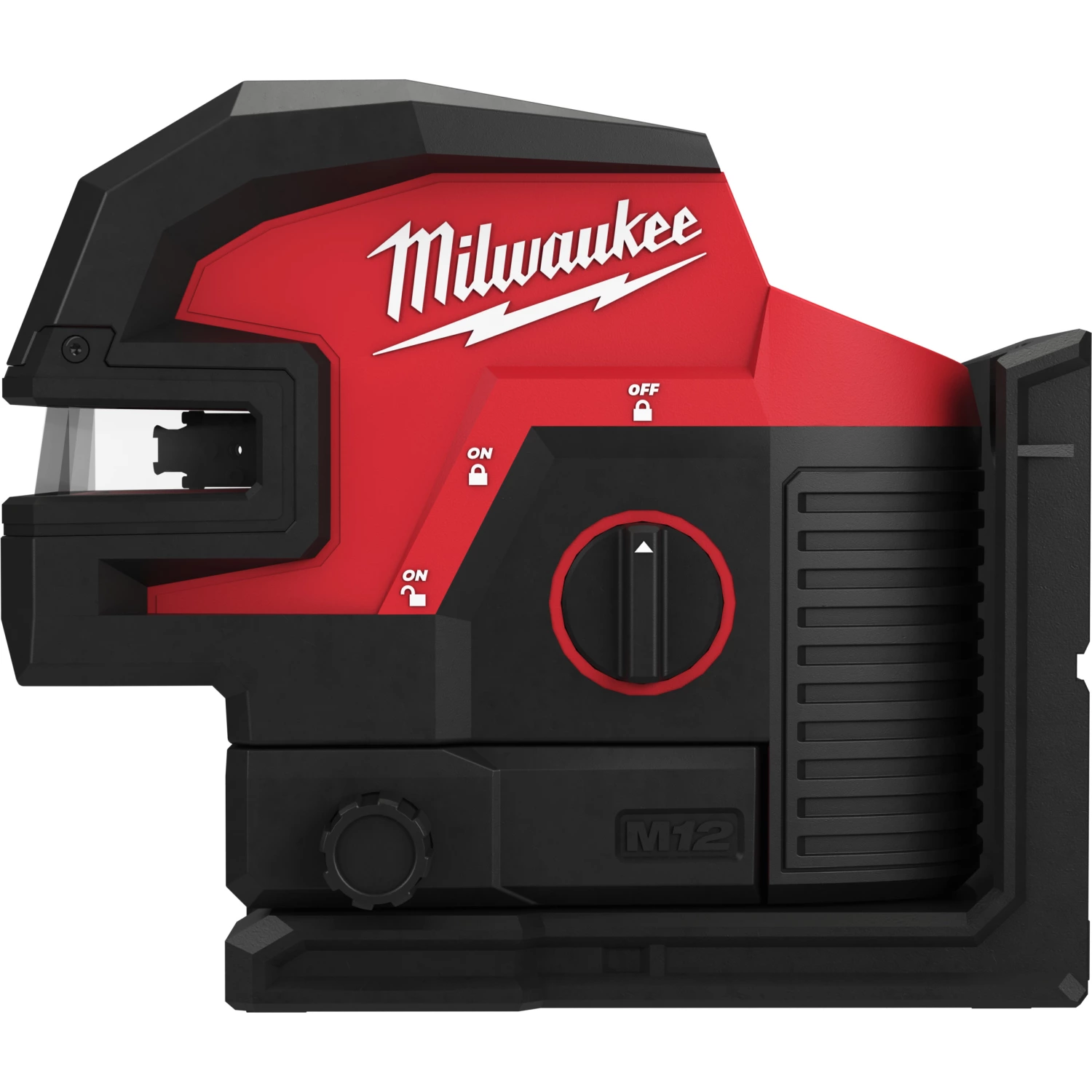 Milwaukee M12 CLL4P-0C 12V Li-Ion accu zelfnivellerende kruislijnlaser met 4 punten body in transportkoffer - groen
