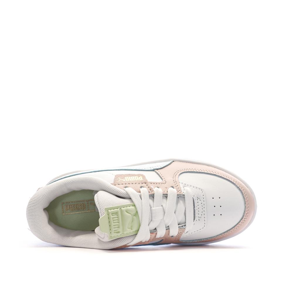 Puma Baskets Blanches/Rose/Bleu Fille Puma Cali Dream Pastel