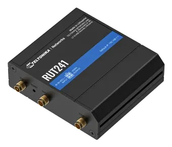 Teltonika RUT241 - Trådløs router - WWAN - 802.11b/g/n (4G/LTE) - 2,4 GHz - DIN monterbar på skinne