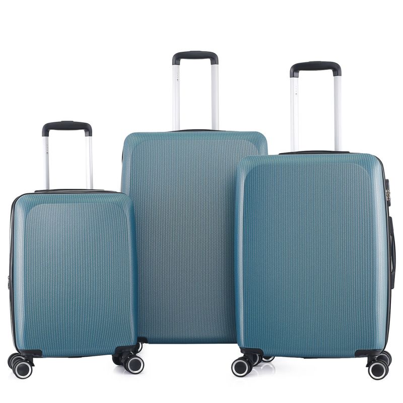 Lot de 3 valises rigides 379 Extensibles 55, 66 et 76 cm Menthe