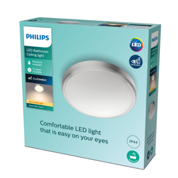 Philips plafonniere Doris 17W nikkel