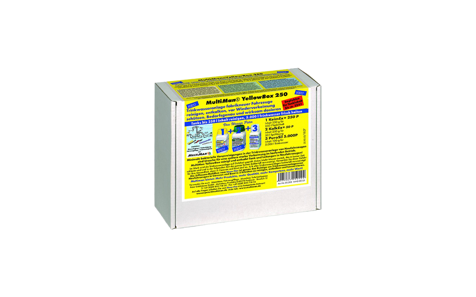 MultiMan MultiBox YellowBox 125 Trinkwasser Entkalkung
