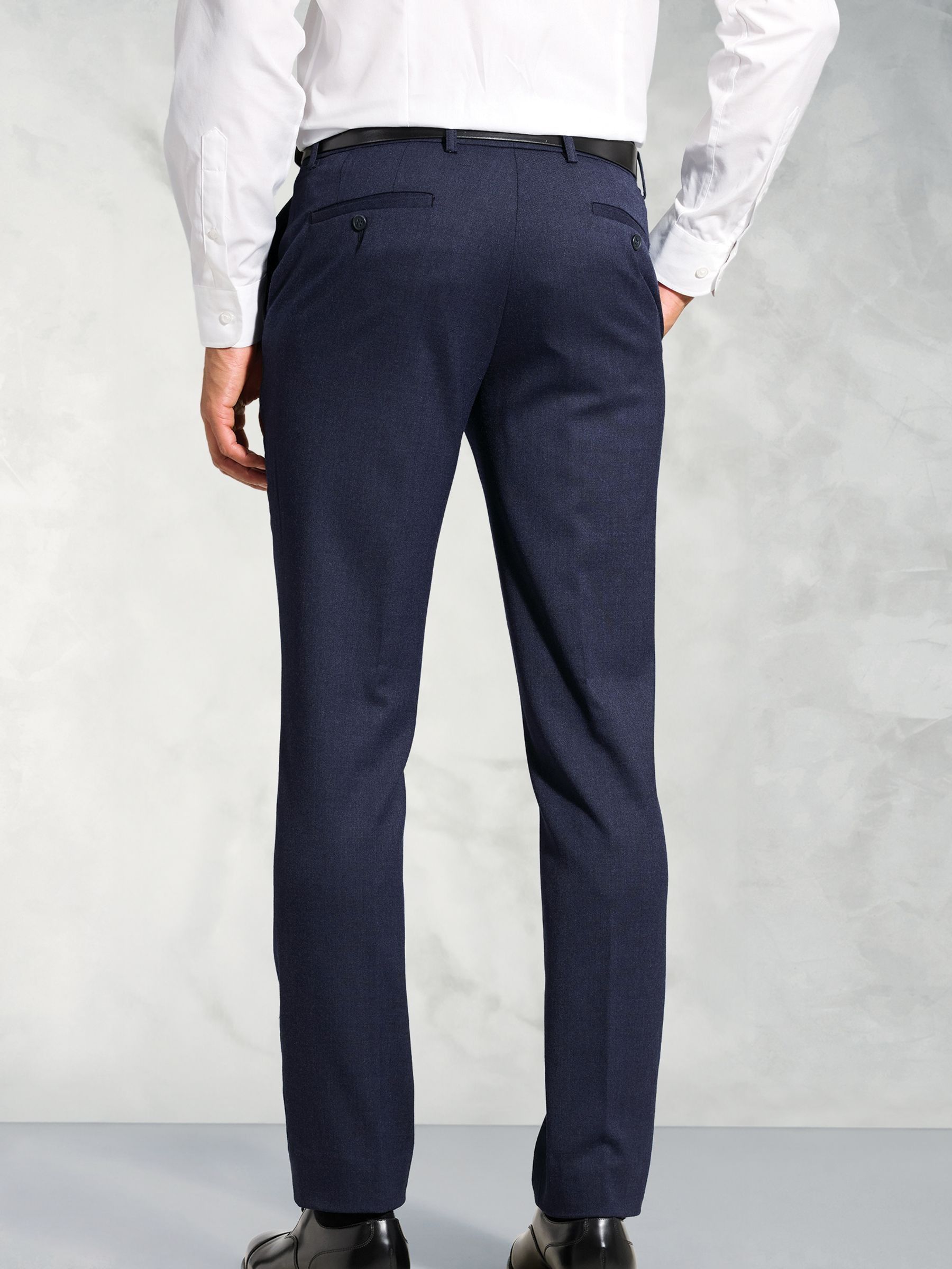 Lichtblauw - Brook Taverner Flannel Trousers