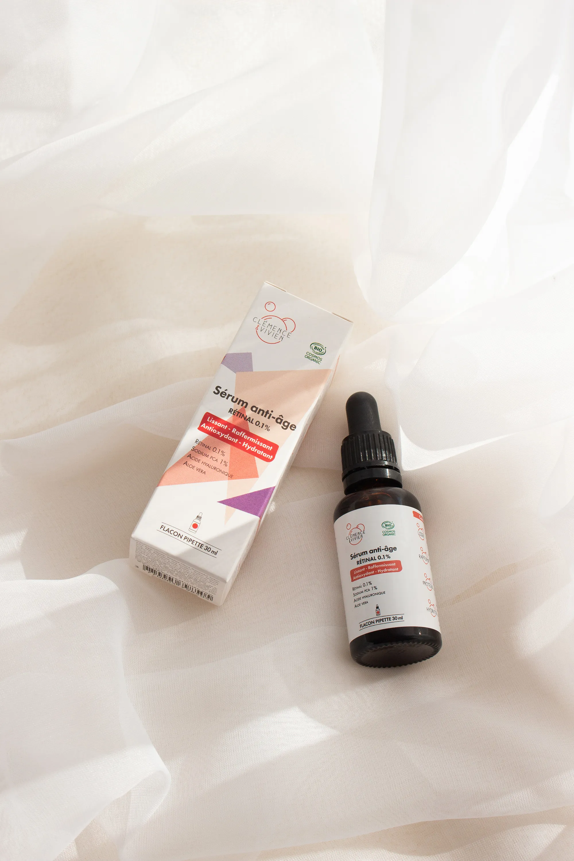 Clémence et Vivien Sérum anti-âge rétinal bio-30 ml