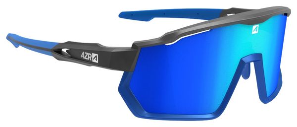 Coffret Lunettes AZR Pro Race RX Bleu Noir Mat / Ecran Bleu   Ecran Incolore