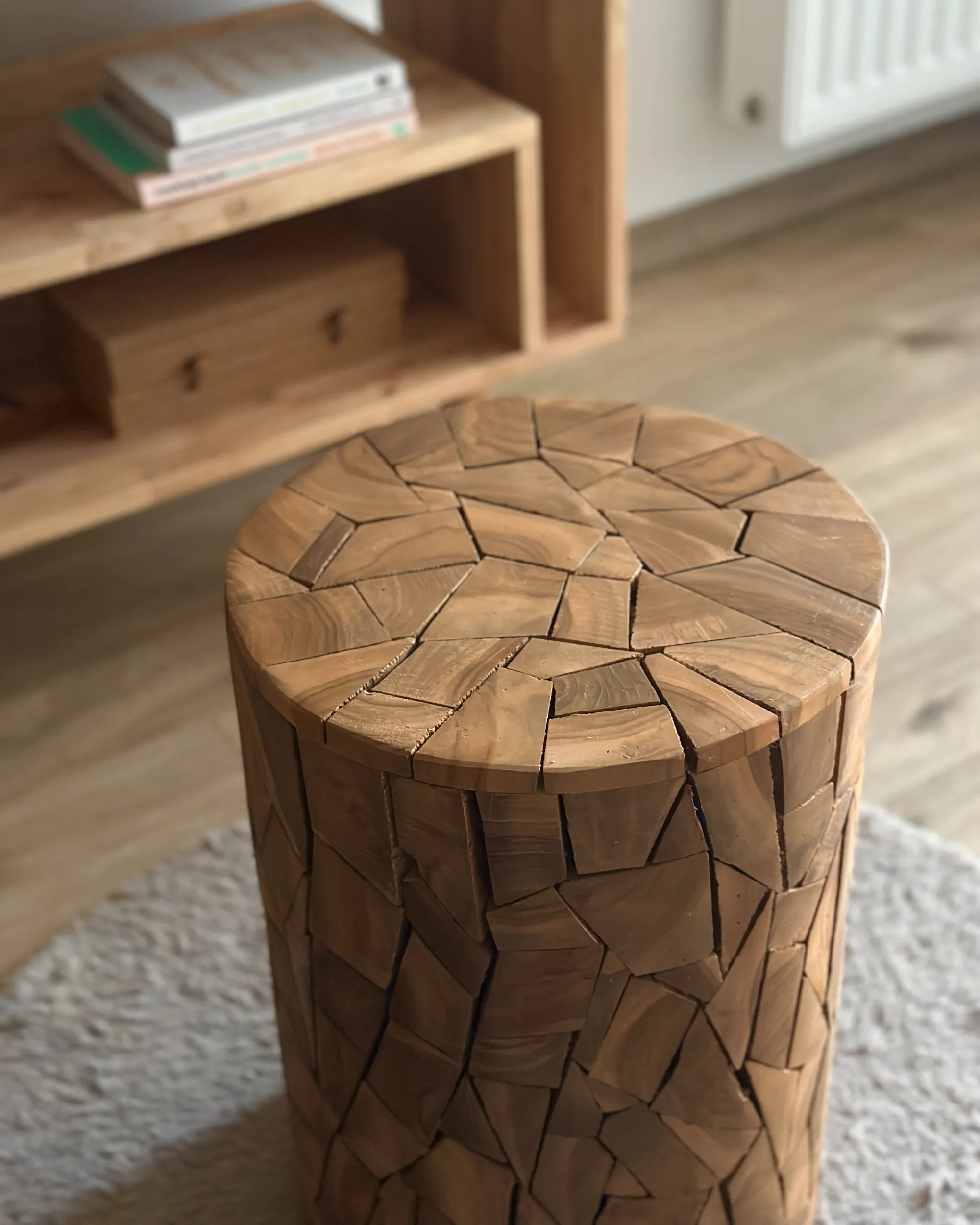Bijzettafel DAWSON Teakhout Bruin