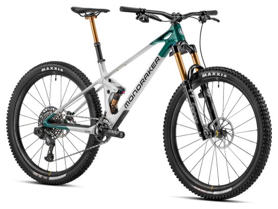 VTT Tout-Suspendu Mondraker Raze Carbon RR SL Sram XX1 Eagle AXS 12V 29'' Argent Vert 2024