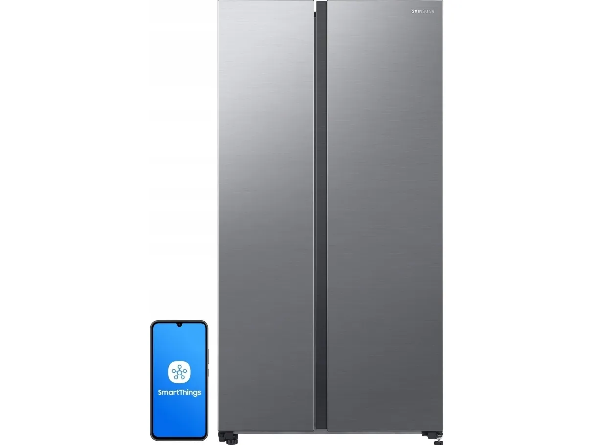 Samsung RS62DG5003S9 - Køleskab/fryser - side-by-side - Wi-Fi - bredde: 91.2 cm - dybde: 71.6 cm - højde: 178 cm - 655 liter - Klasse E - rustfrit stål