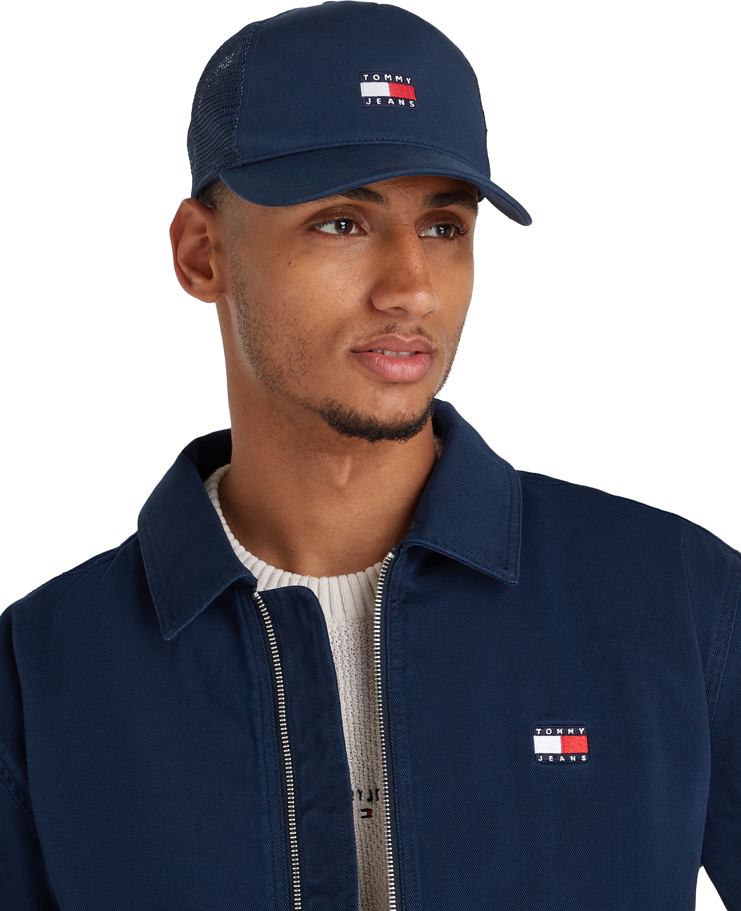 Tommy Jeans Baseball Cap »TJM HERITAGE TRUCKER CAP« Mit festem Schirm