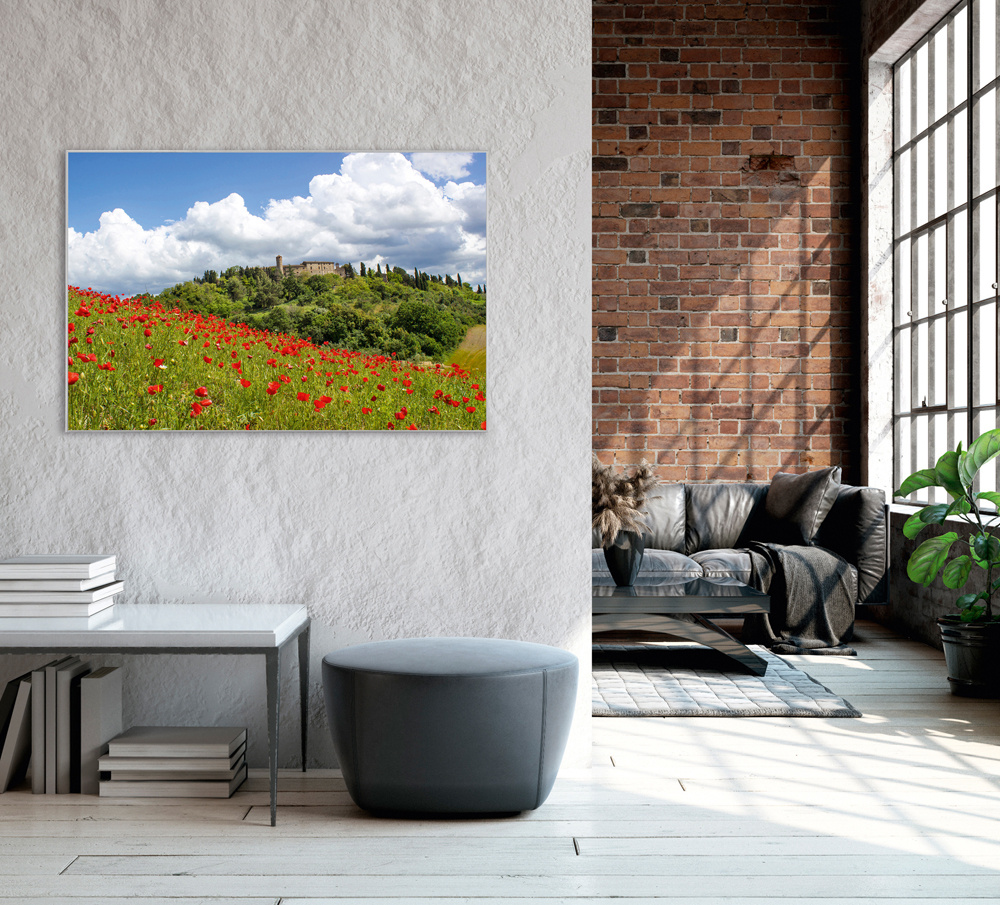 Akustikbild MOHNWIESE 1 80x120cm, 7kg