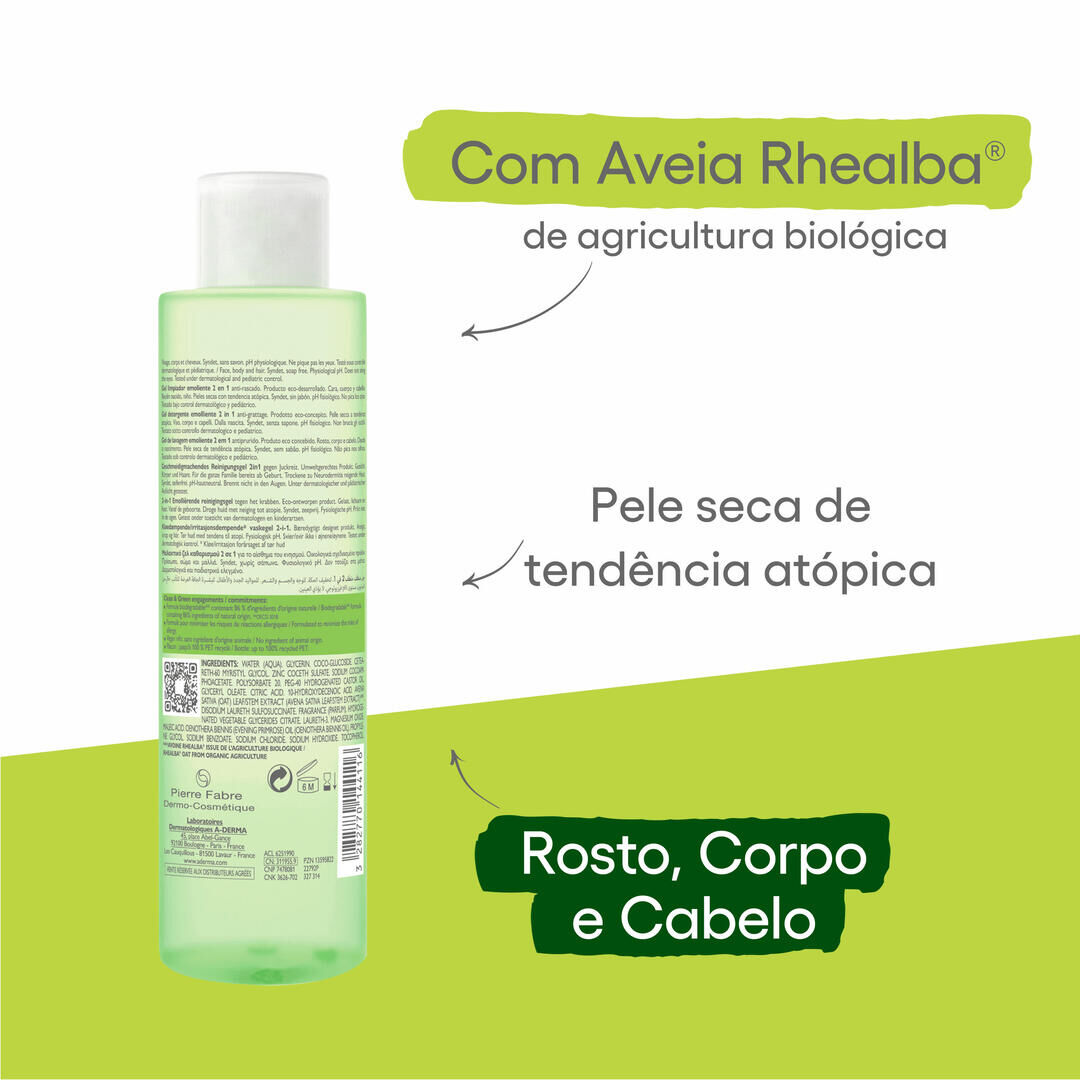 Exomega Control Gel Corpo e Cabelo - 200ml
