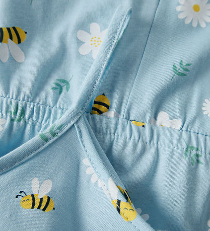 Name It Sommerstrampler - NmfVigga - Cool Blue/Bubblebee