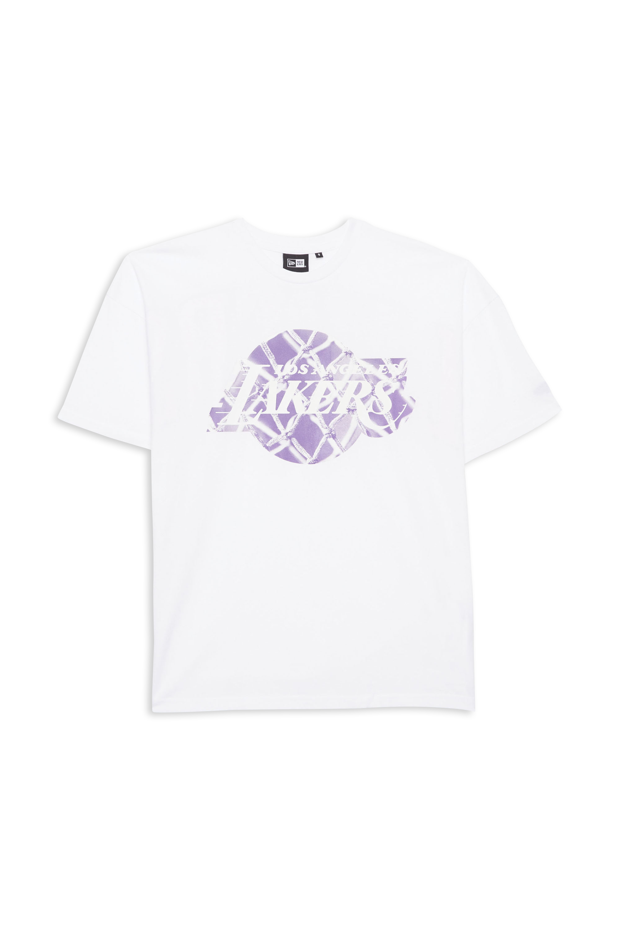 NEW ERA T-shirt NBA INFILL LOGO O Blanc