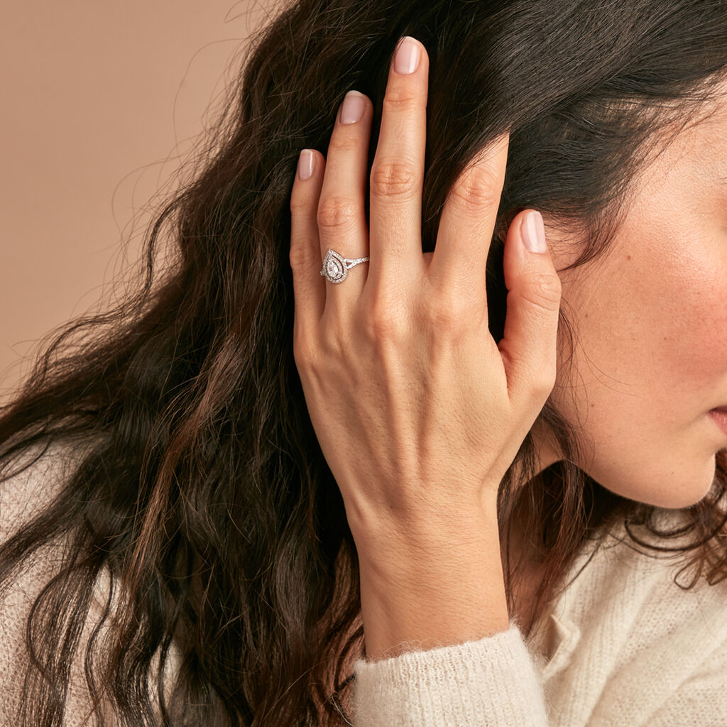 Bague Diamina Or Blanc Diamant