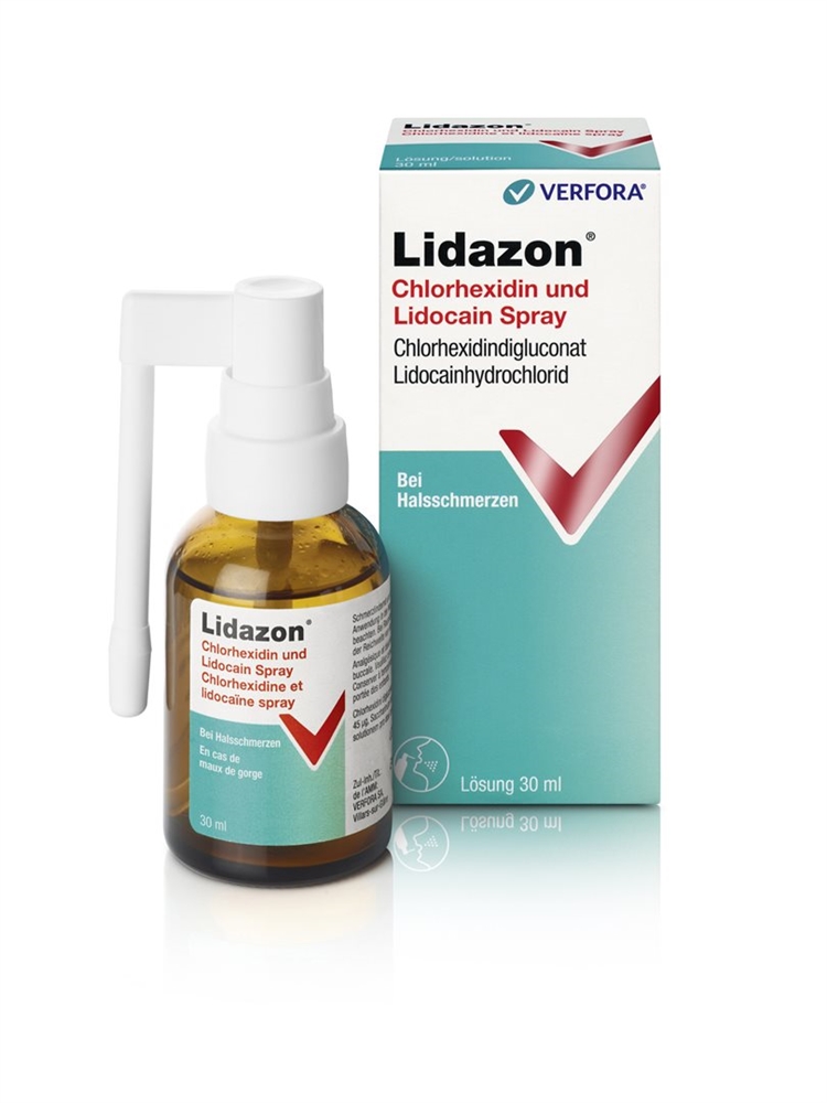 Lidazon Chlorhexidin und Lidocain Spray Fl 30 ml