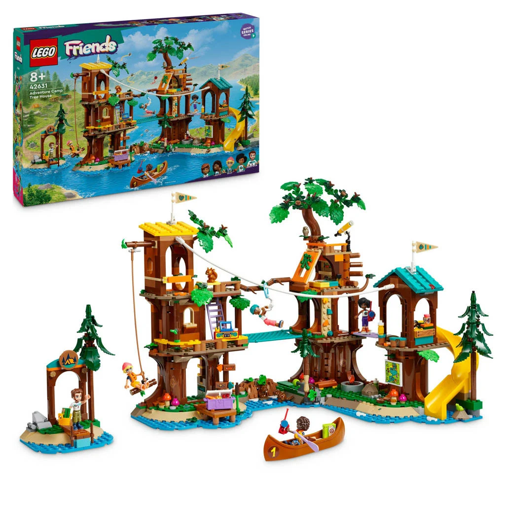 Lego avonturenkampAvonturenkamp boomhut Rollenspel Speelgoed voor Kinderen met Boot 42631