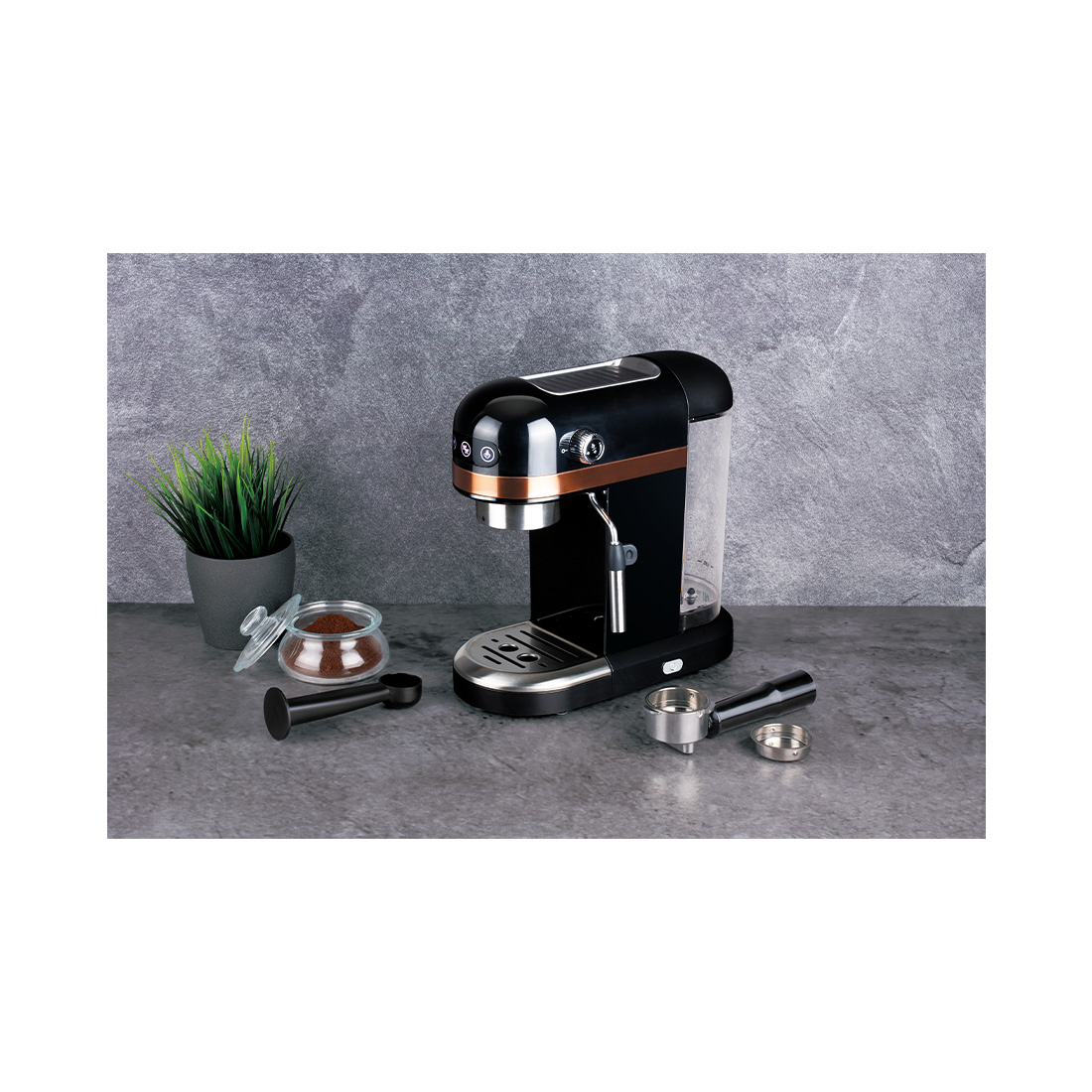 Berlinger Haus Espresso Kaffeemaschine 1.4 Liter Black Rose Collection