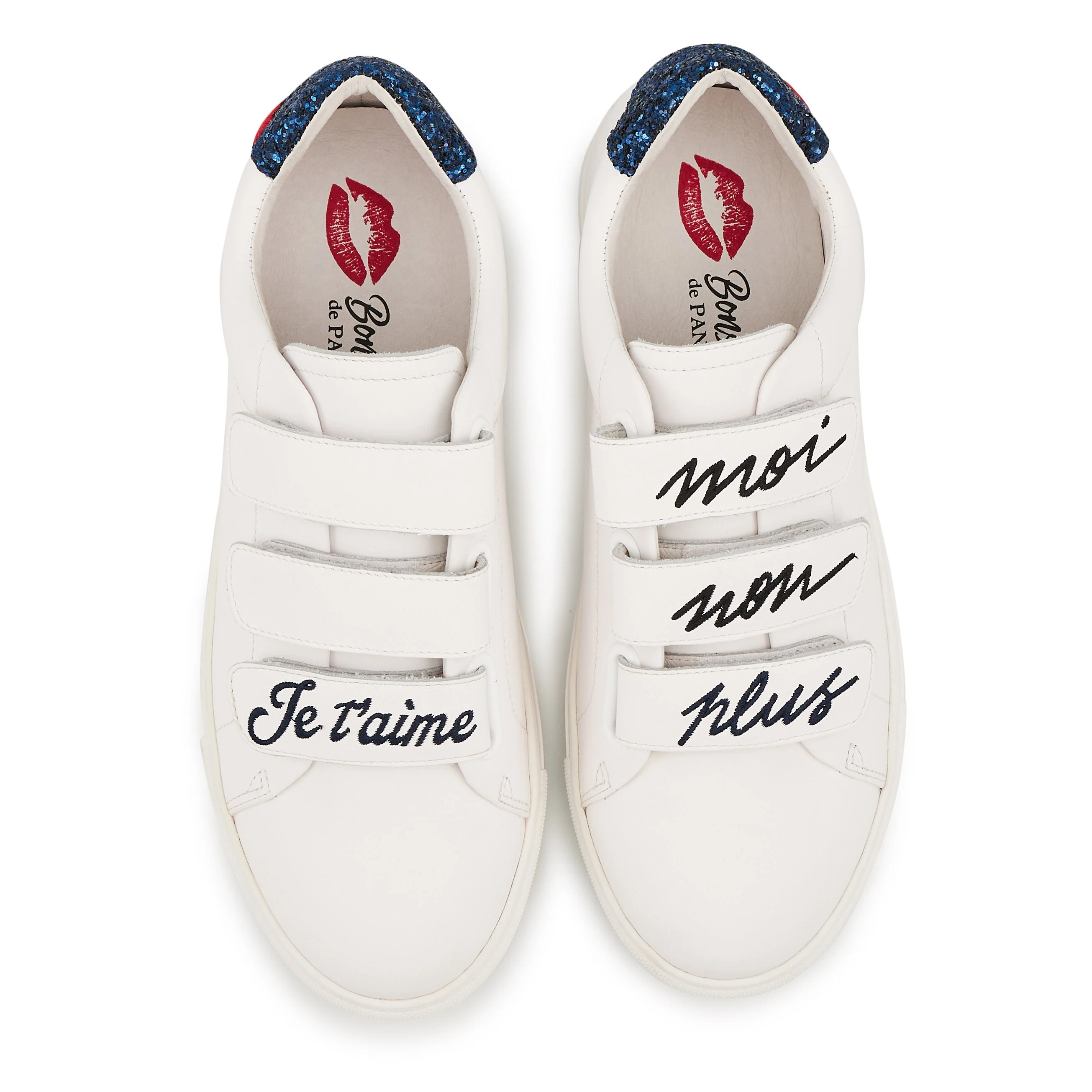 EDITH MOI NON PLUS - Sneakers en cuir | Blanc