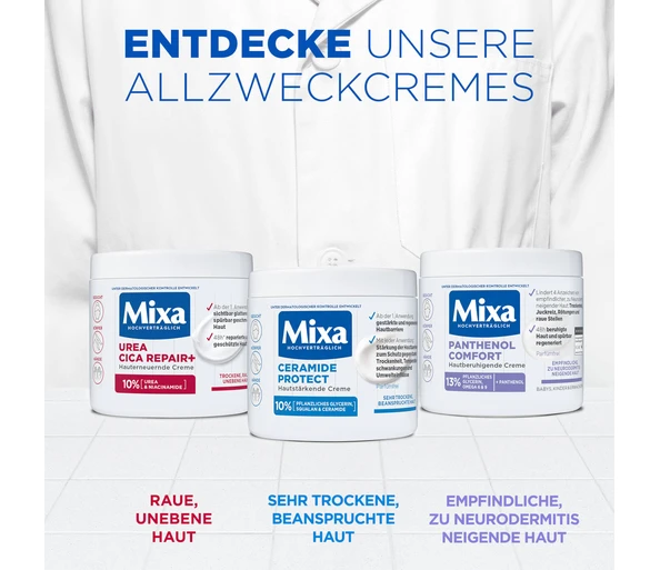 Mixa Urea Cica Repair   Hauterneuernde Creme