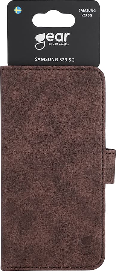 GEAR flipcover Samsung S23 5G (brun)