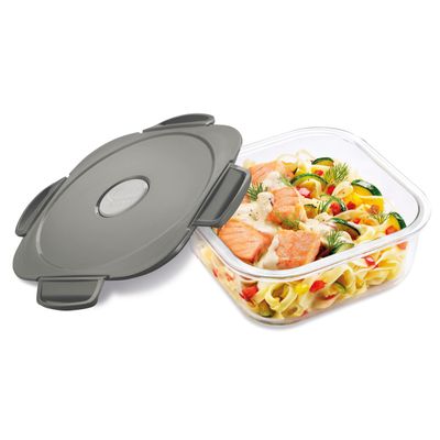 Maped Picnik Concept Adult - Boîte à déjeuner en verre 1,2L - gris