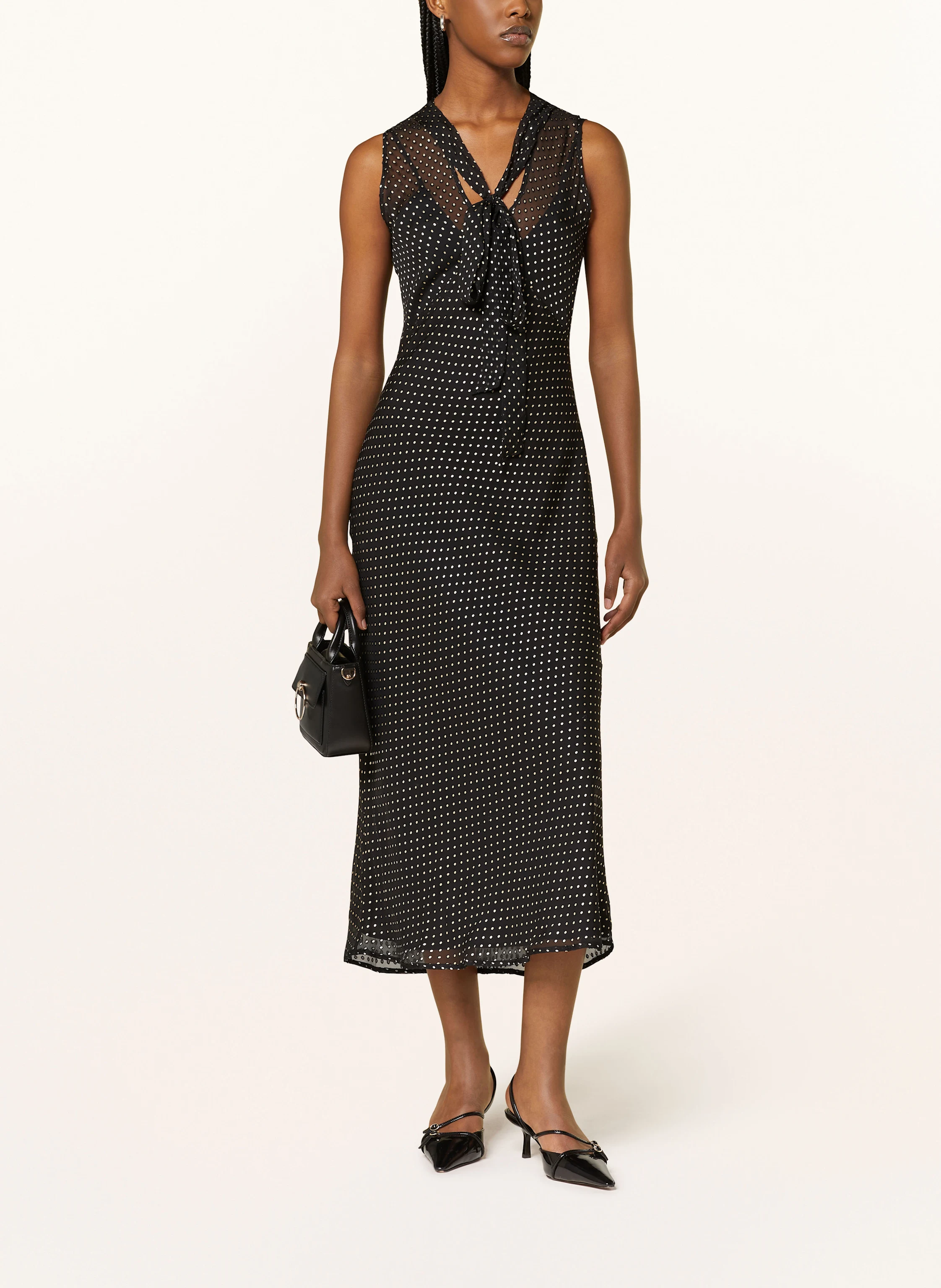 CLAUDIE PIERLOT Schluppenkleid mit Seide