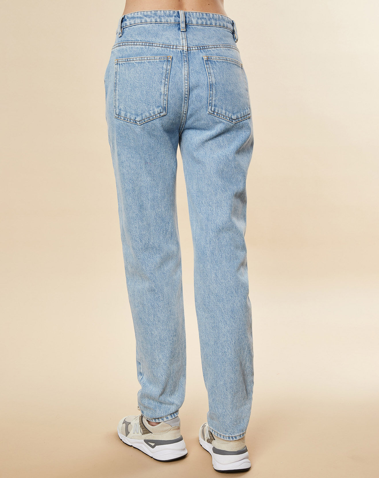 Chloé Stora Jean droit en Toile de coton Remi bleu