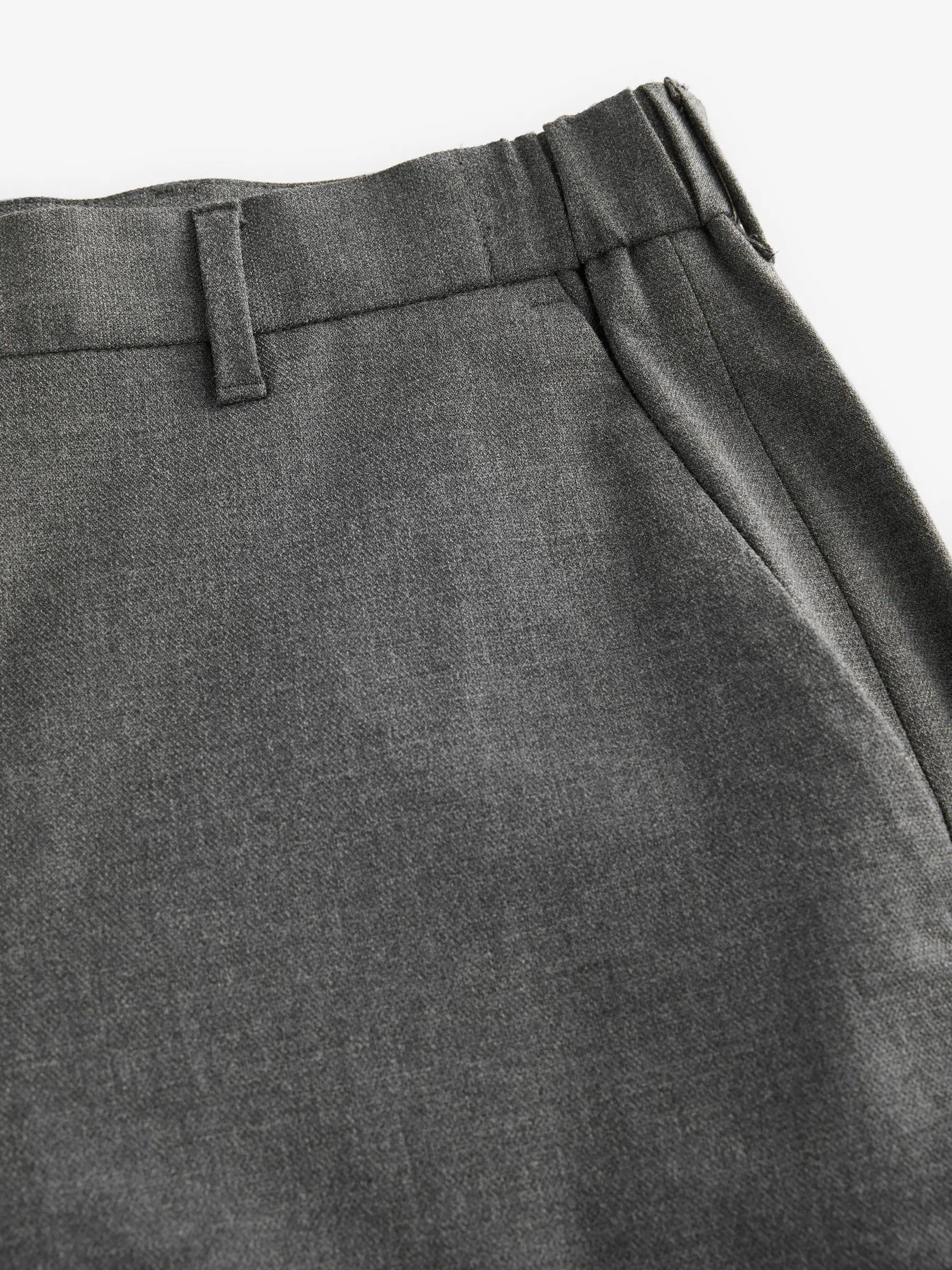 Antraciet - Aansluitend - Elasticated Waist Motionflex Stretch Smart Trousers