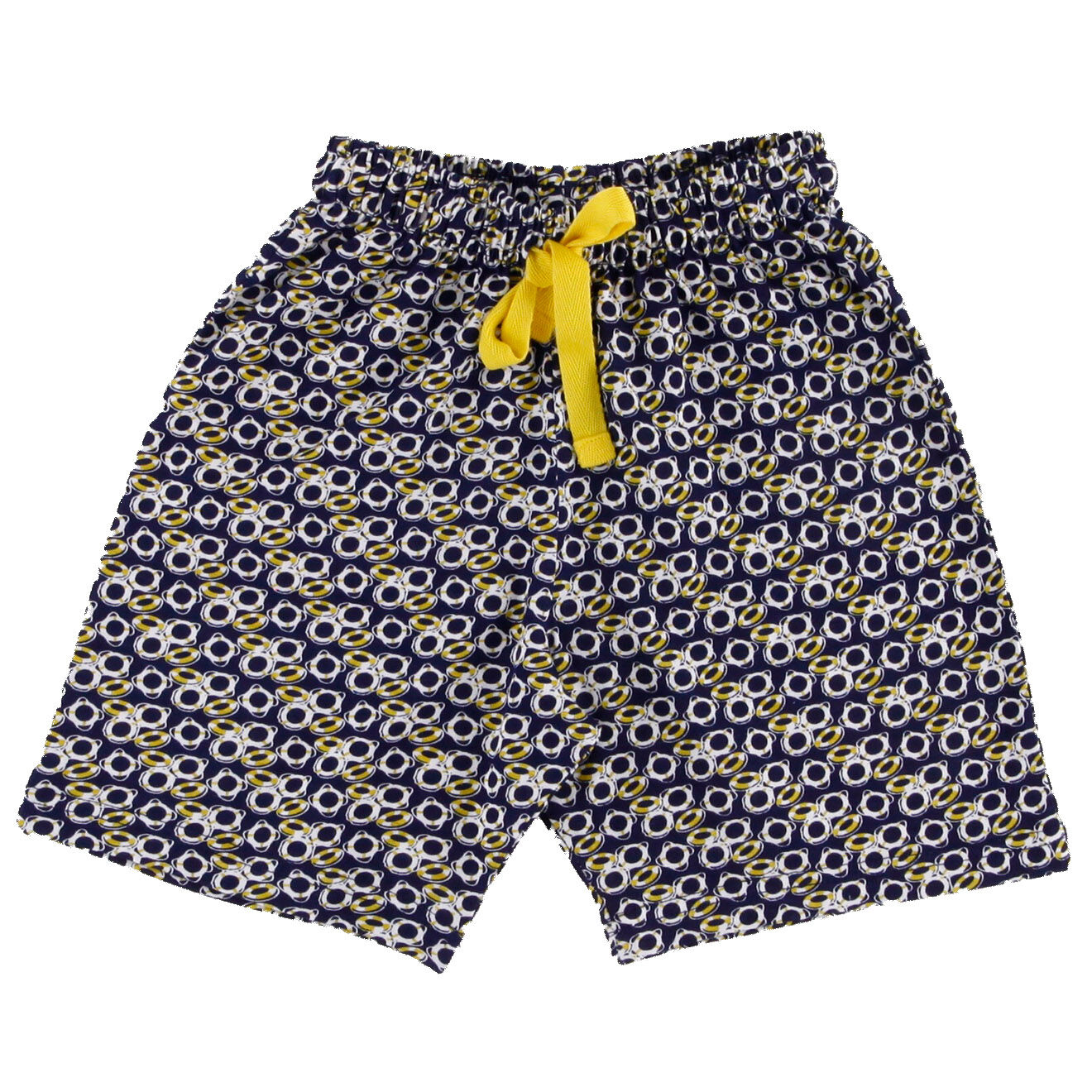 Arthur Pyjama imprimé jaune/bleu marine