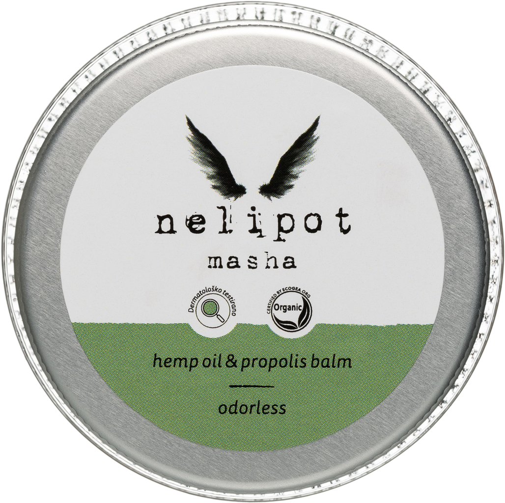 Nelipot  Masha Hemp Oil & Propolis Balm, 30 g
