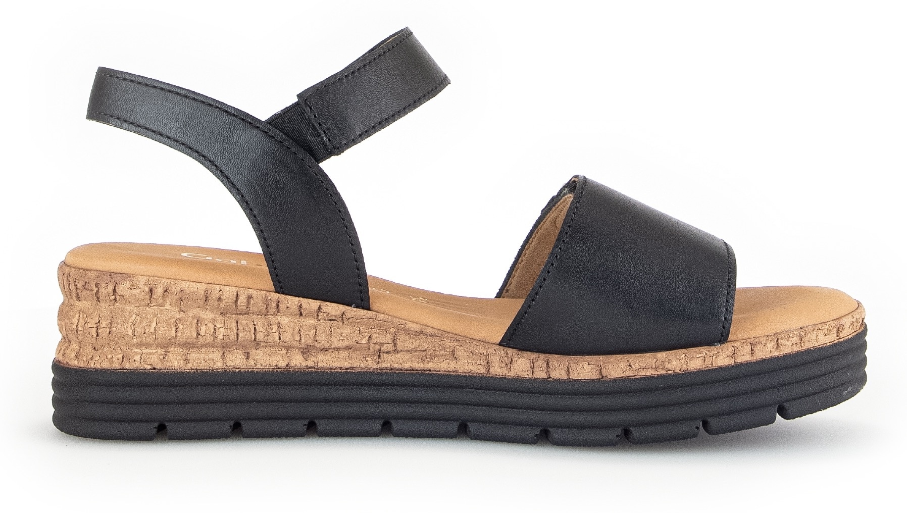 Gabor Sandalette »GENUA«  , Keilabsatz, Sommerschuh, Sandale mit Klettverschlüssen, Weite G