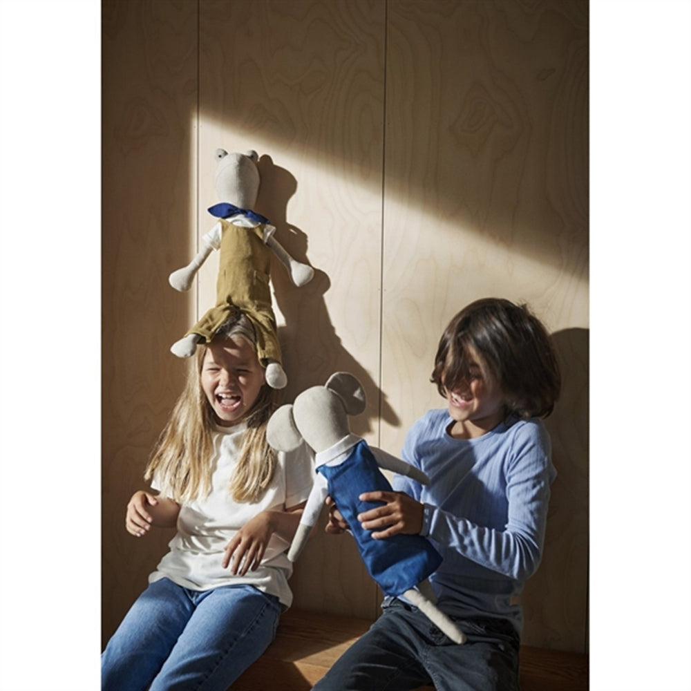 Bamse Frog Natural - Ferm Living → Luksusbaby.dk