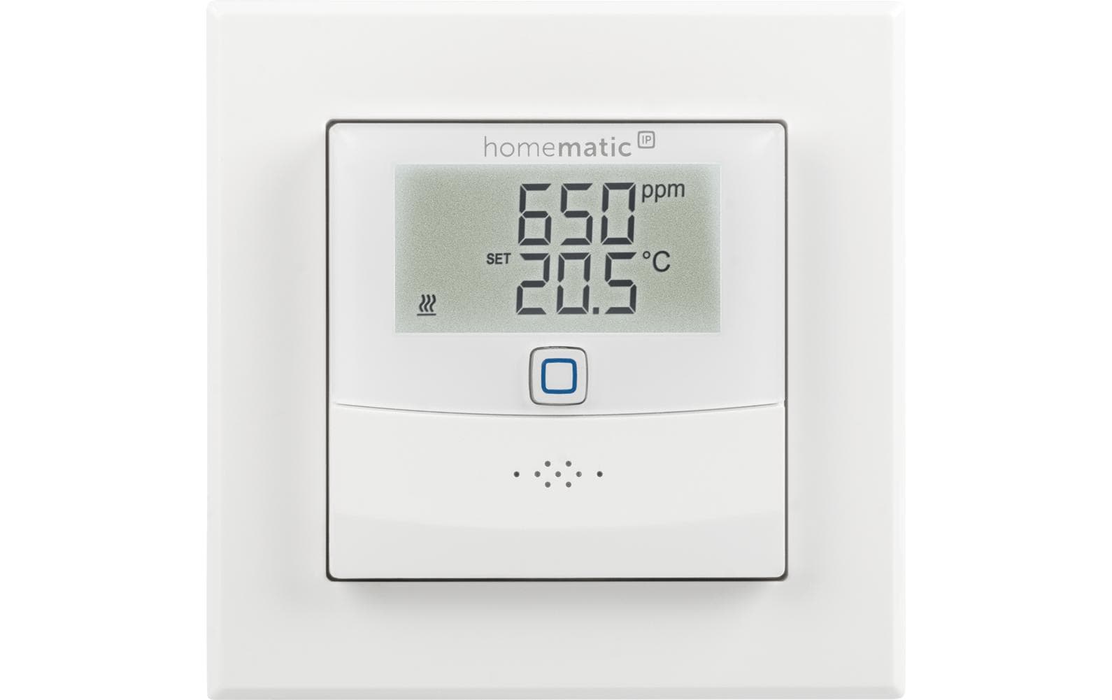 Wired Smart Home CO2 Sensor mit Display<br>HmIPW-SCTHD, inkl. Temperatur- und Luftfeuchtigkeitsmessung