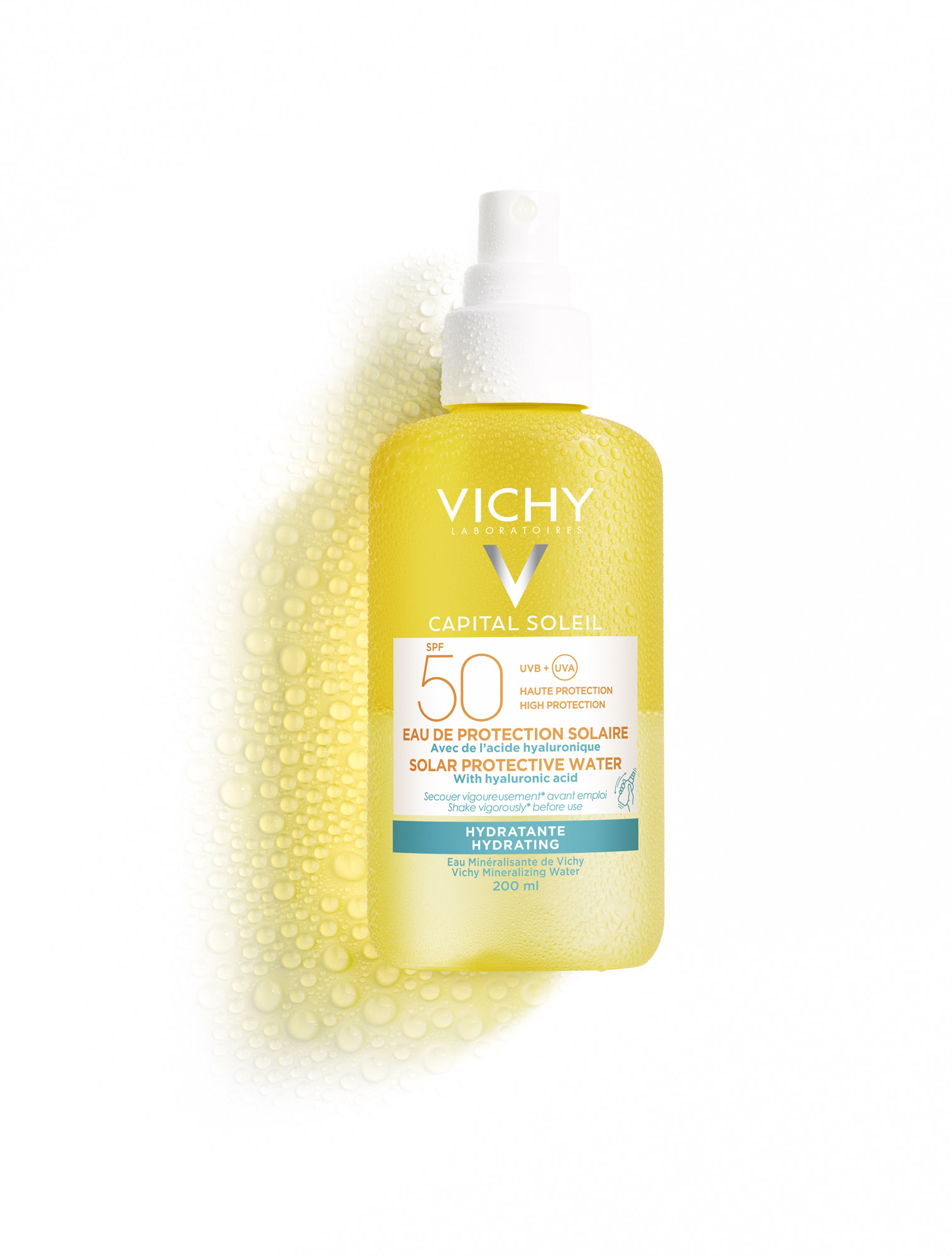 Vichy Capital Soleil Frische Spray<br>200 ml, Flasche, Spray, feuchtigkeitsspendend LSF50