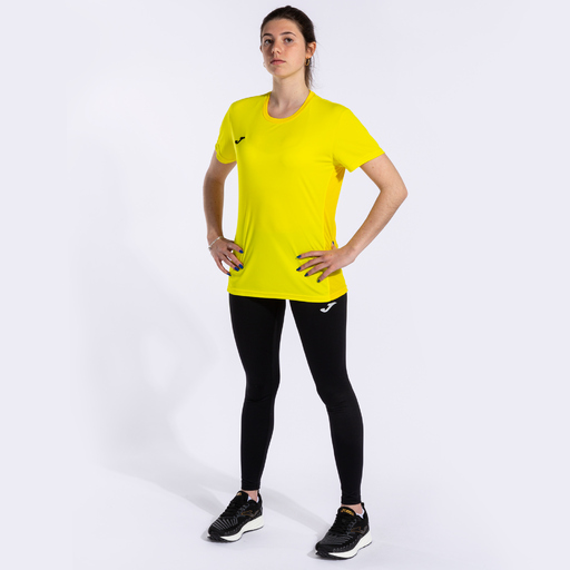 Camiseta Joma Winner II Amarela de Manga Curta