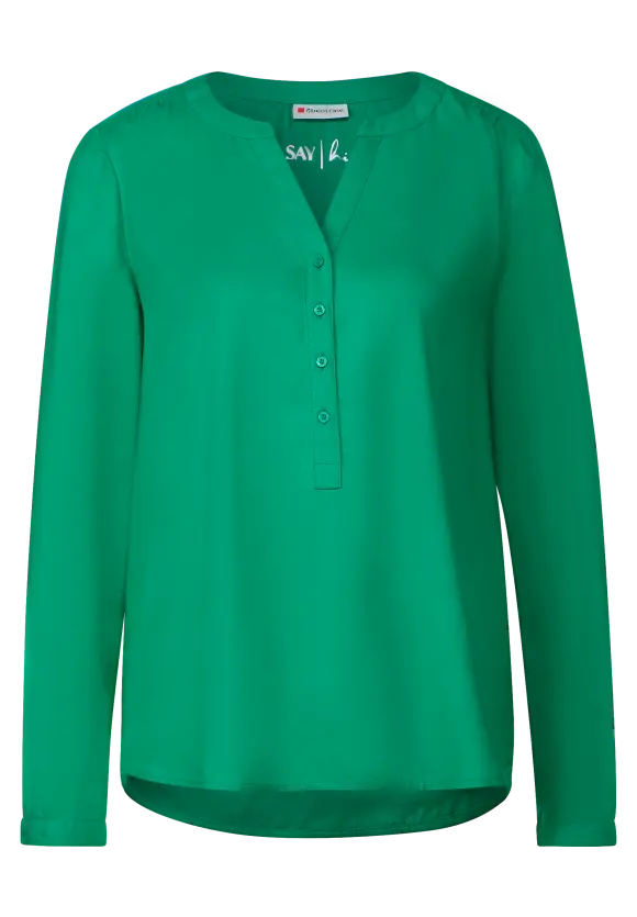 Bluse in Viskose - fresh spring green