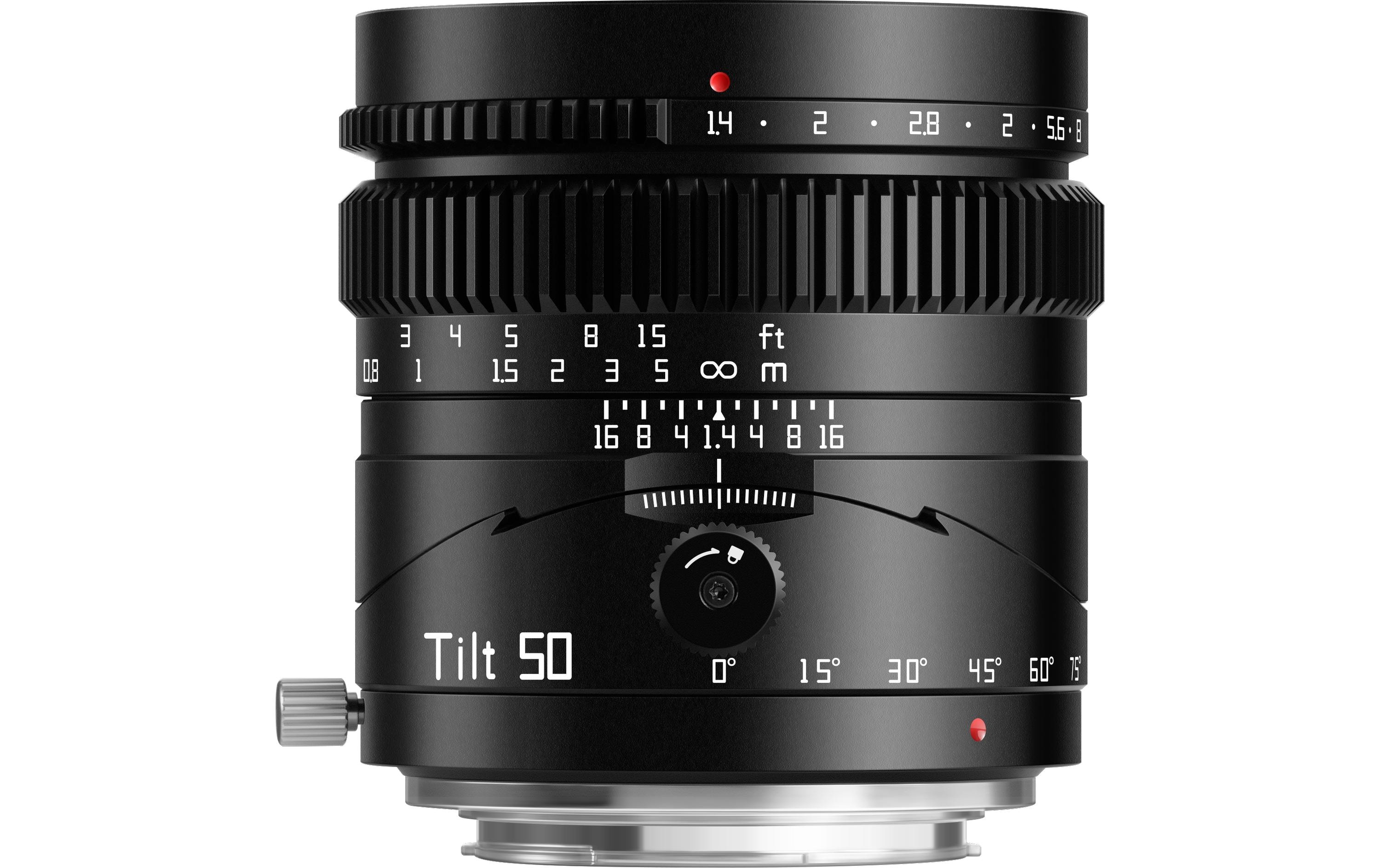 Festbrennweite Tilt 50mm F/1.4 – Sony E-Mount<br>Festbrennweitenobjektiv mit erweiterter Fokussteuerung