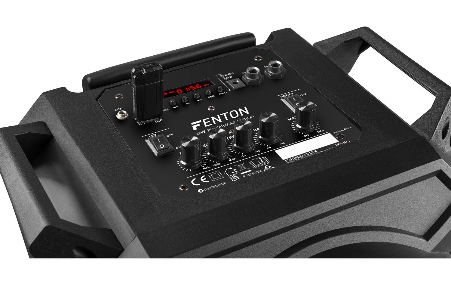 FENTON Lautsprecher »LIVE280 Karaoke Maschine Schwarz« ( )