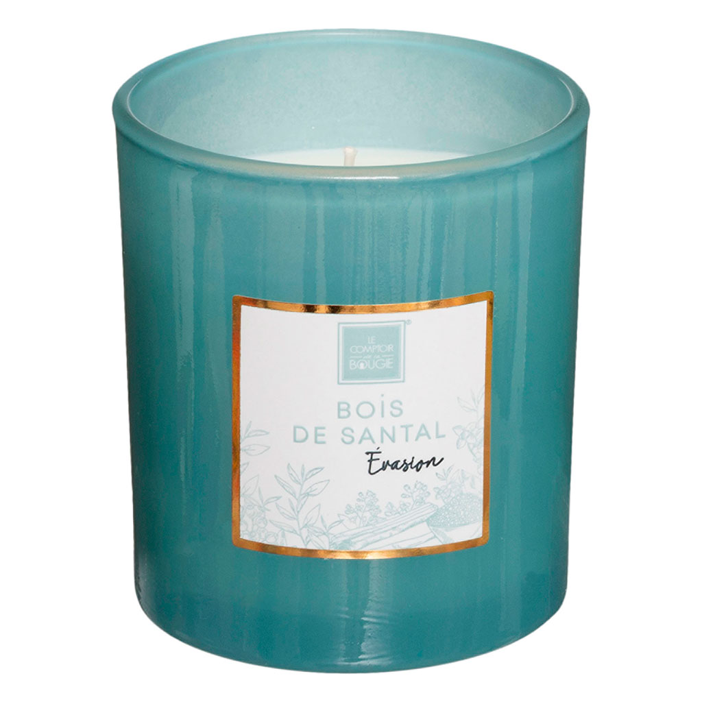 Bougie parfumée verre bois de santal 190g