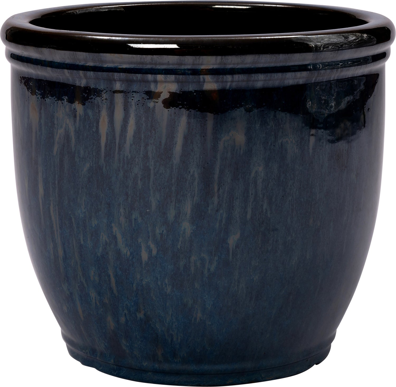 Intratuin bloempot Cleo blauw D 31 H 25 cm