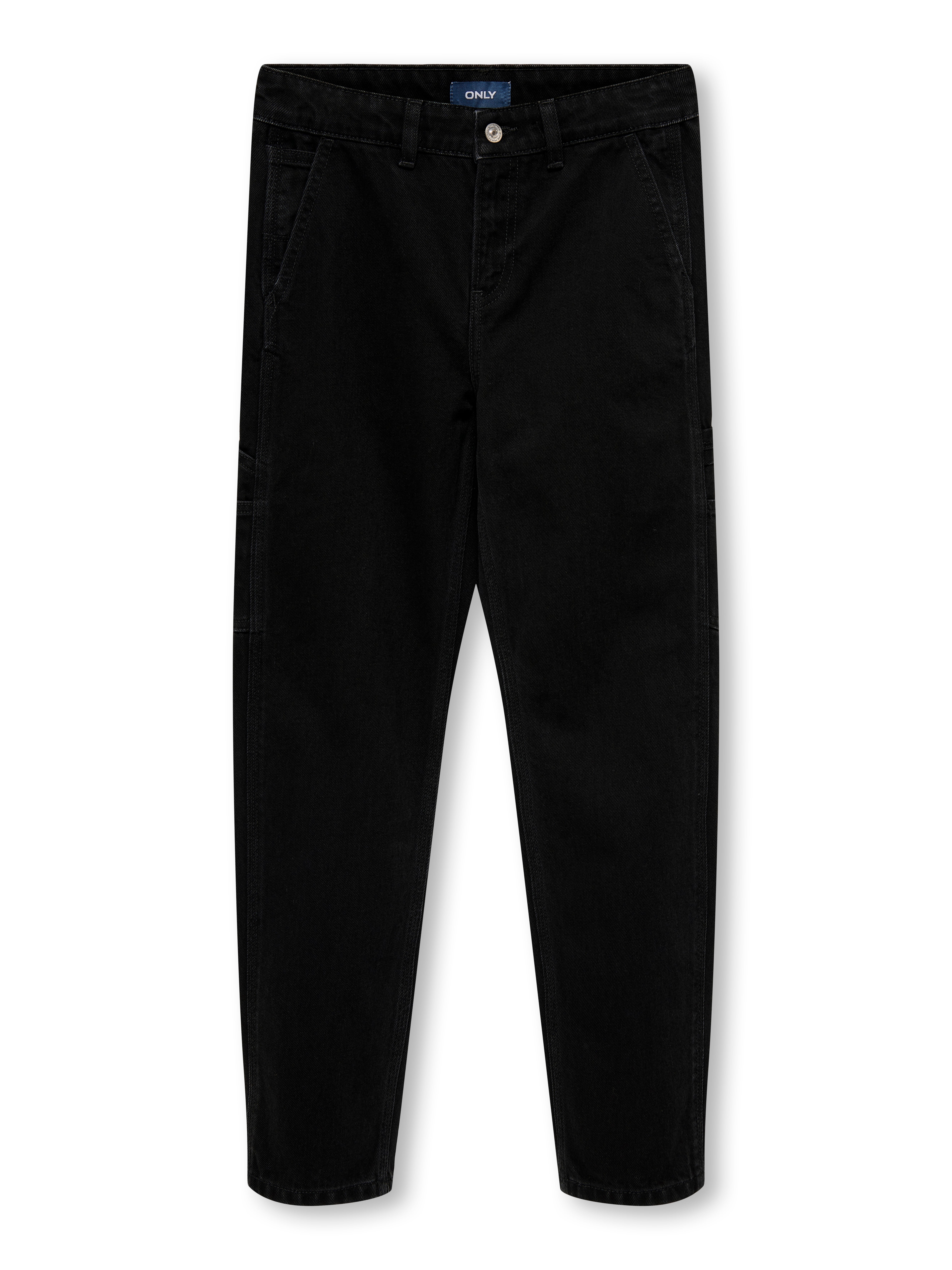 KOBCHICAGO Locker geschnitten Jeans Washed Black