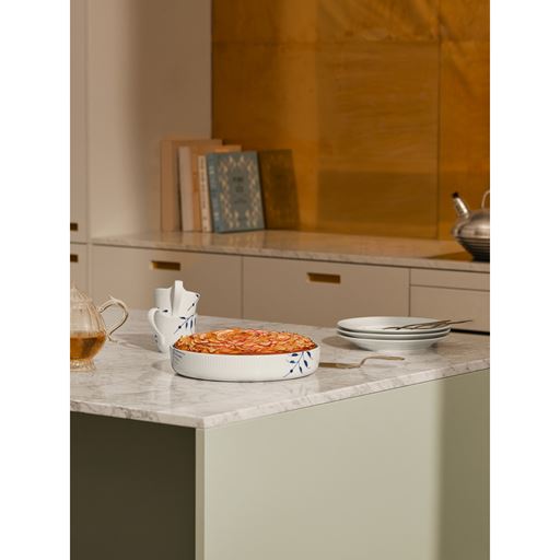 Royal Copenhagen Halvblonde Desserttallerken, Ø19 cm