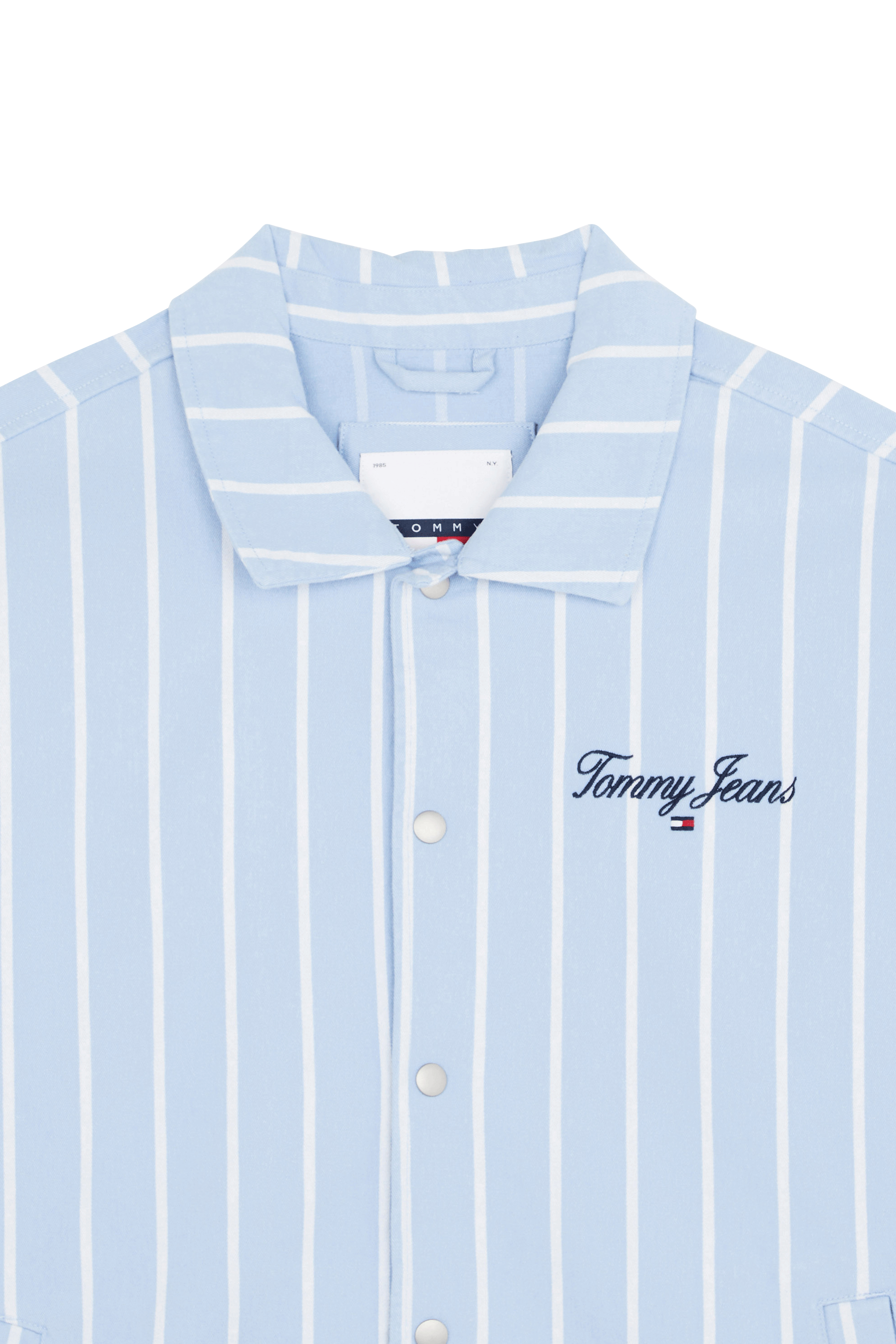 TOMMY JEANS Surchemise RLX STRIPE COTTON Bleu